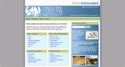 Desktop Screenshot of islamunraveled.org