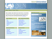 Tablet Screenshot of islamunraveled.org